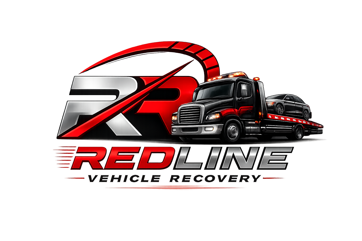 Redline Vehicle Recovery flatbed tow truck